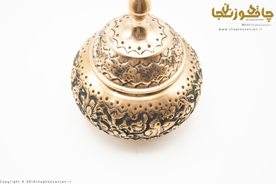 شکلات خوری مسی قلمزنی شده 