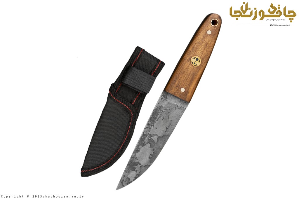 چاقوی نِک نایف بقا با تیغه طرح پتینه همراه با کاور 