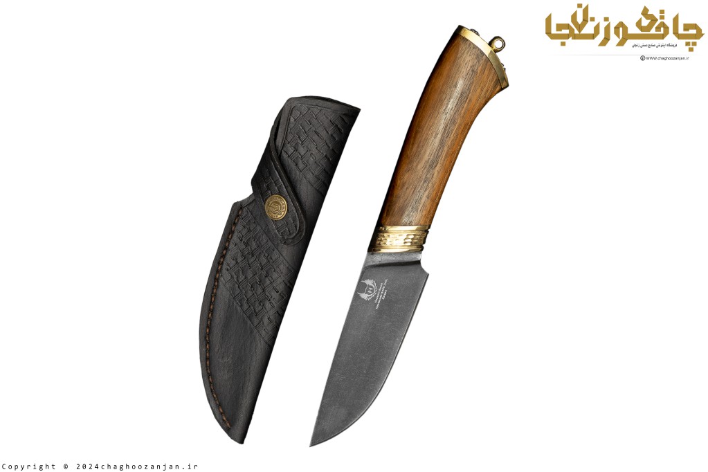 چاقوی کلکسیونی و طبیعتگردی مدل لبه تایگا با غلاف چرم 