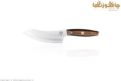 چاقوی صربستانی سفارشی مدل شکارگر سایه با تیغه فولادی