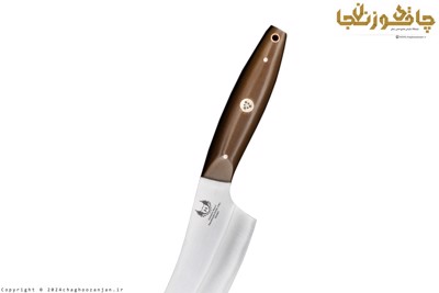 چاقوی صربستانی سفارشی مدل شکارگر سایه با تیغه فولادی