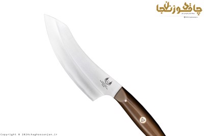 چاقوی صربستانی سفارشی مدل شکارگر سایه با تیغه فولادی