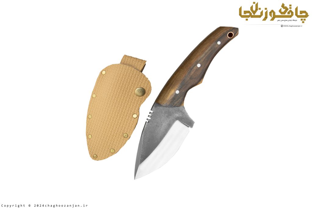 چاقوی نک نایف و پوست کن کد P77 همراه با جلد مخصوص طبیعتگردی 