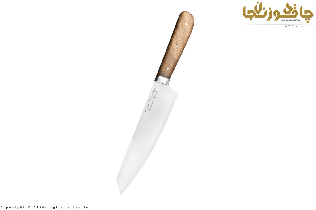چاقوی سفارشی آشپزخانه و سرآشپز مدل هانچو با تیغه ضدزنگ